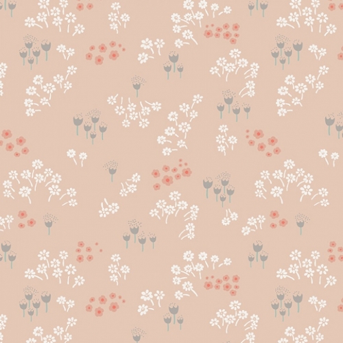 Art Gallery Fabrics Littlest 100% Cotton Poplin Fabric Tenderness Peach