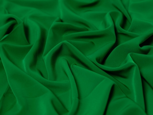 Minerva Core Range Luxury Smooth Crepe Fabric Emerald Green