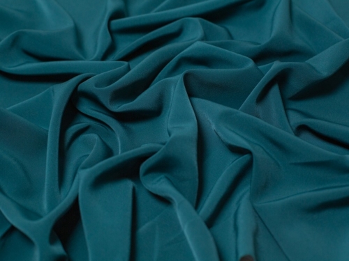 Minerva Core Range Luxury Smooth Crepe Fabric Teal