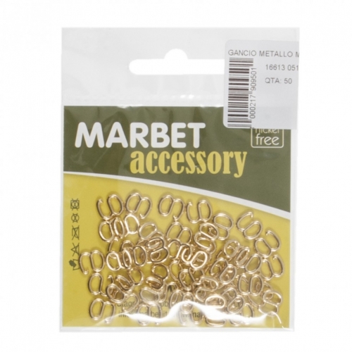 Marbet Metal Lingerie Hooks Gold