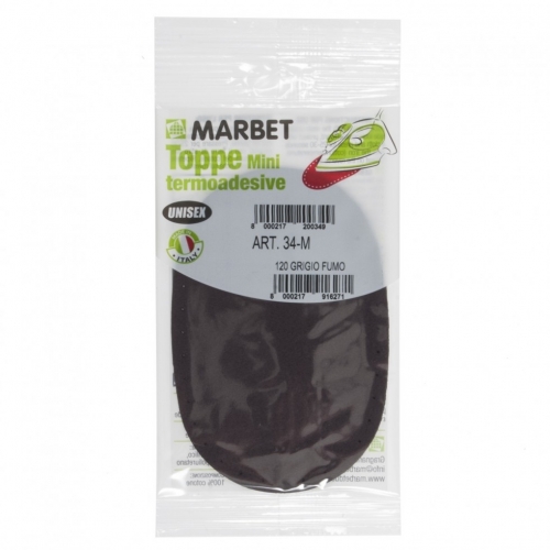 Marbet Microfibre Suede Patches Dark Grey