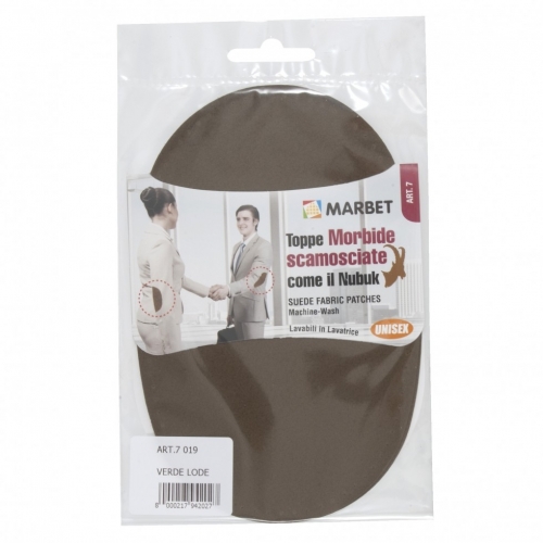 Marbet Faux Suede Patches Olive