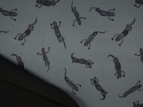 Deadstock Fleece Back Soft Shell Coating Fabric Khaki
