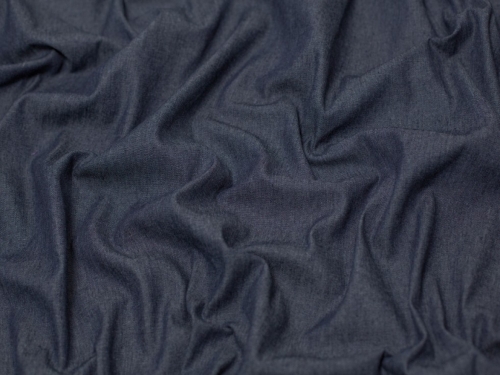 Minerva Core Range 200gsm Washed Cotton Denim Fabric Navy Blue