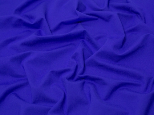 Minerva Core Range Heavy Ponte Roma Double Stretch Knit Fabric Cobalt Blue