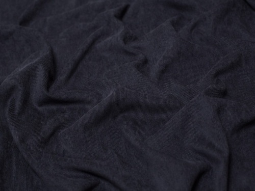 Minerva Core Range 15 Wale Stretch Woven Corduroy Fabric Navy Blue
