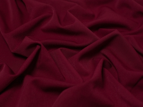 Minerva Core Range Stretch Woven Gabardine Twill Fabric Bordeaux
