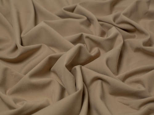 Minerva Core Range Stretch Woven Gabardine Twill Fabric Beige
