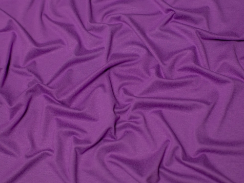 Minerva Core Range Medium Viscose Jersey Stretch Knit Fabric Purple