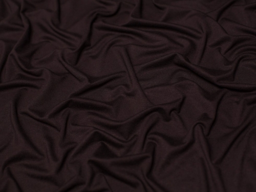 Minerva Core Range Medium Viscose Jersey Stretch Knit Fabric Dark Brown