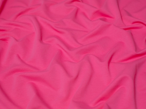 Minerva Core Range Light Loop Back French Terry Stretch Knit Fabric Fuchsia Pink