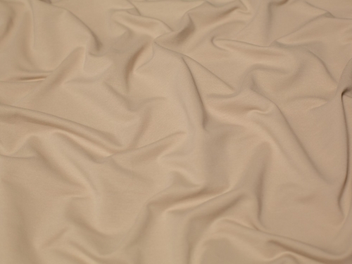 Minerva Core Range Light Loop Back French Terry Stretch Knit Fabric Cream
