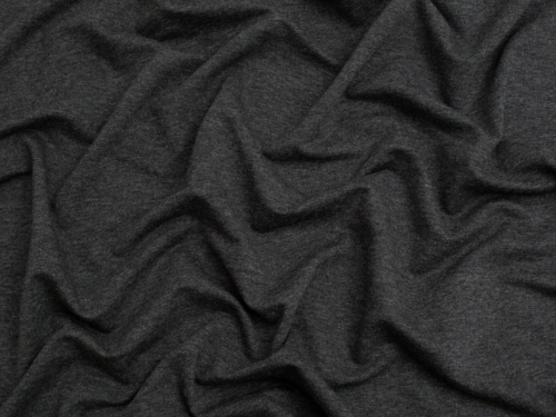 Minerva Core Range Light Loop Back French Terry Stretch Knit Fabric Dark Grey