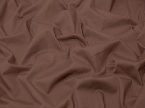Minerva Core Range Stretch Woven Cotton Twill Fabric Mink