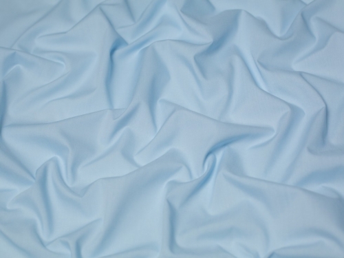 Minerva Core Range Poly Cotton Poplin Fabric Light Blue