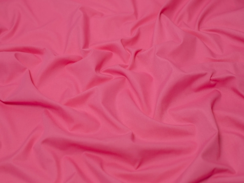 Minerva Core Range Poly Cotton Poplin Fabric Fuchsia Pink