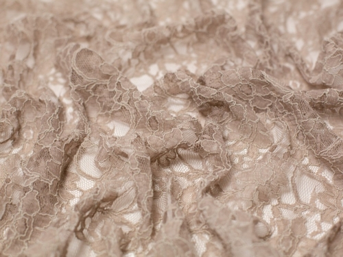 Delicate Stretch Lace Fabric Cream