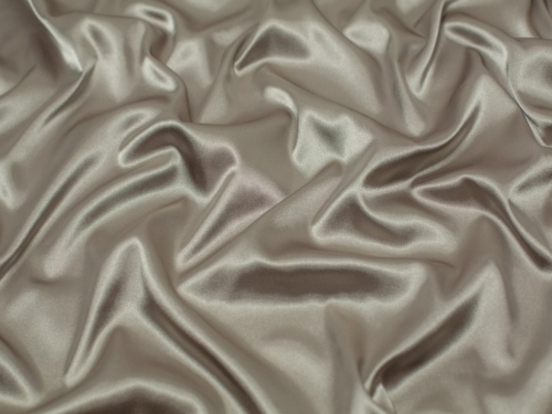 Minerva Core Range Stretch Woven Charmeuse Silky Satin Fabric Light Grey