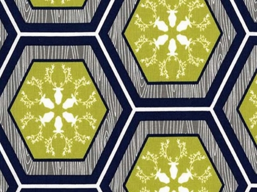 Michael Millar 100% Cotton Poplin Fabric Leaf