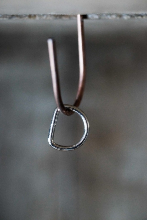 Merchant and Mills Nickel D Rings Silver Nickel