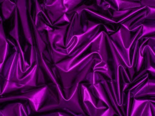 Minerva Core Range Metallic Activewear Lycra Four Way Stretch Knit Fabric Purple