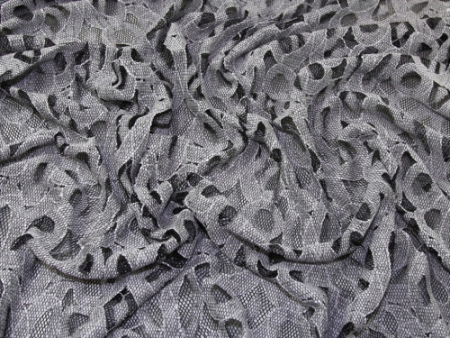 Deadstock Cotton Lace Fabric Black & White
