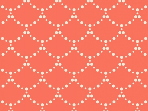 Art Gallery Fabrics Millie Fleur 100% Cotton Poplin Fabric Coral