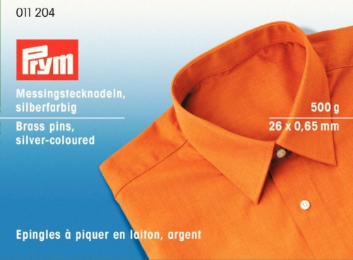 Prym Straight Pins Silver