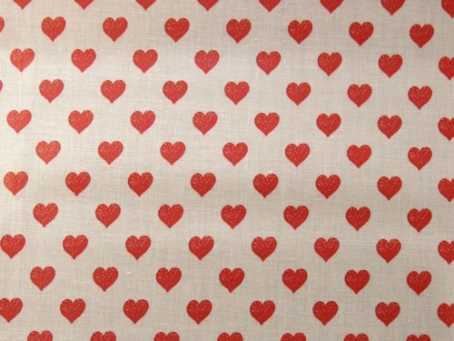 Rico Laminated Cotton Vinyl Fabric Red