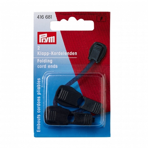 Prym Plastic Cord Stops Black