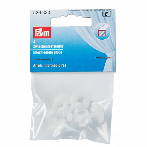 Prym Curtain Runner Intermediate Stops White