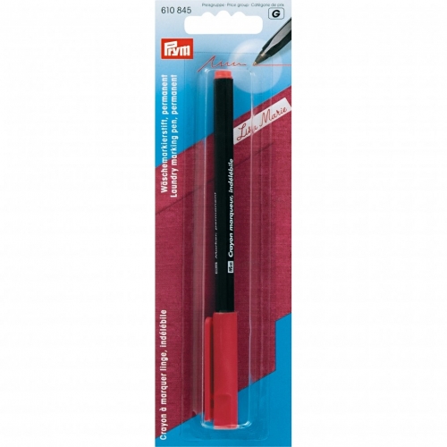 Prym Permanent Laundry Marking Pen Red