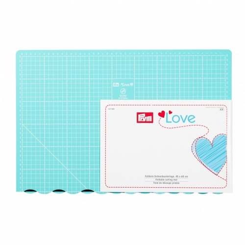 Prym Love Folding Cutting Mat Turquoise