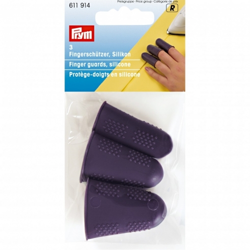 Prym Silicone Finger Guards Purple