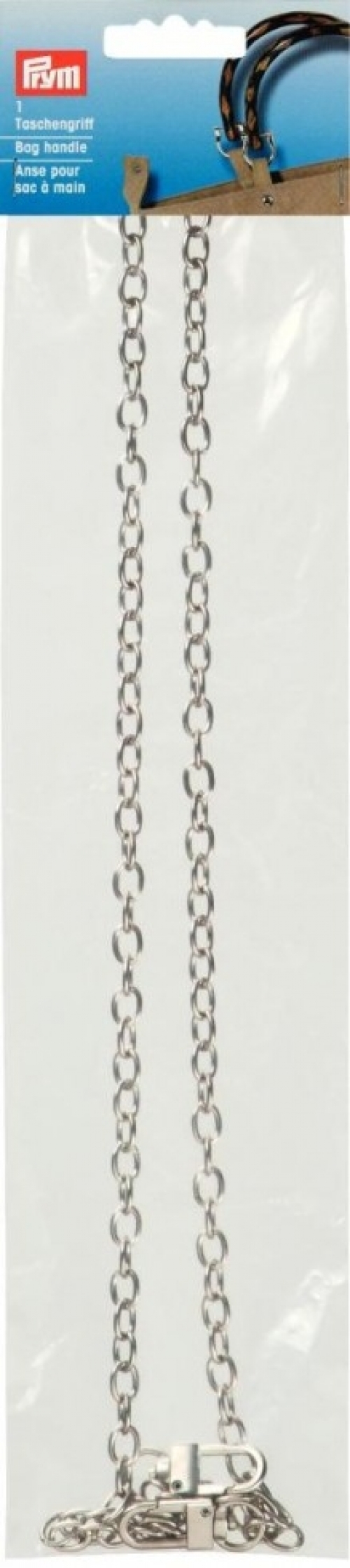 Prym Metal Chain Bag Handles Blue