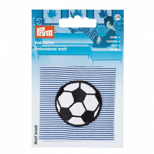 Prym Patch Motif Football Blue