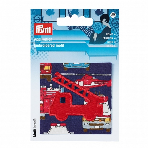 Prym Patch Motif Fire Engine
