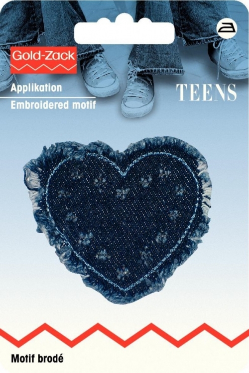 Prym Patch Motif Jeans Heart