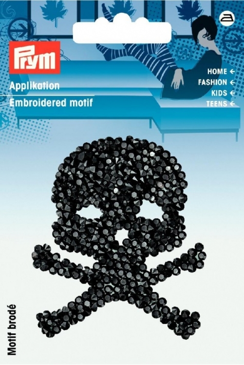 Prym Patch Motif Glamour Skull