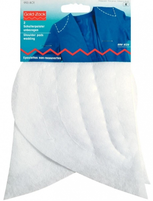 Prym Set In Raglan Shoulder Pads White