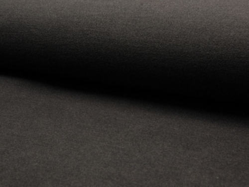 Deadstock Velour Coating Fabric Dark Grey