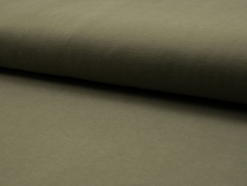 Deadstock Bellissima Modal Jersey Stretch Knit Fabric Khaki