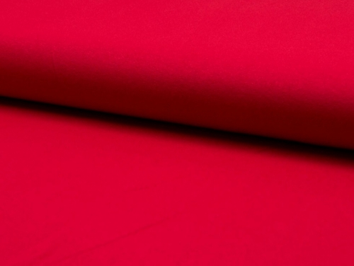 Deadstock Deluxe Crepe Textured Stretch Knit Fabric Red