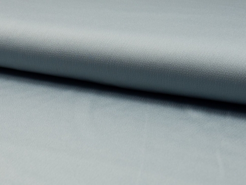 Deadstock Bubble Textured Satin Fabric Dusty Blue