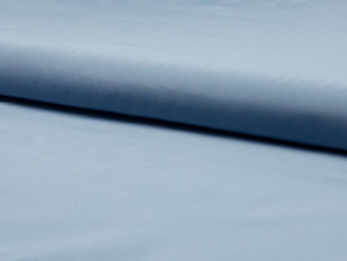 Deadstock Polyester Memory Raincoat Coating Fabric Light Jeans Blue