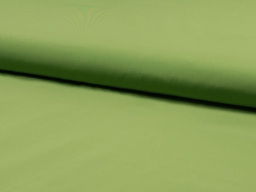 Deadstock Polyester Memory Raincoat Coating Fabric Kiwi Green
