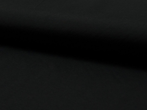 Deadstock Viscose Jersey Stretch Knit Fabric Black