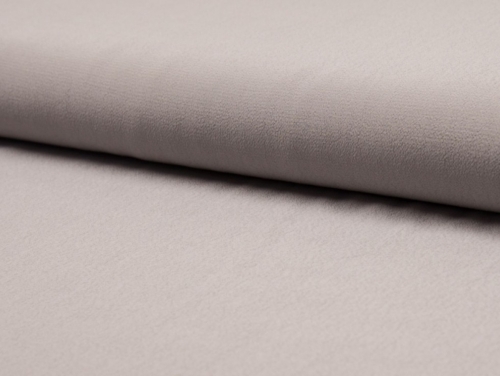 Deadstock 100% Viscose Crepe Fabric Light Grey