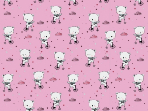 Cotton Jersey Stretch Knit Fabric Light Pink