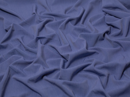 Minerva Core Range Stretch Woven Fine Gabardine Twill Fabric Denim Blue